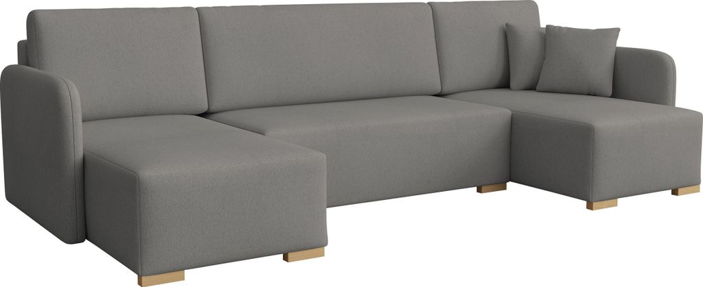 MIRJAN24 Ecksofa Como U, Polsterecke, U-Form Sofa, Polstergarnitur, Eckcouch vom Hersteller (Farbe: Velo 635)