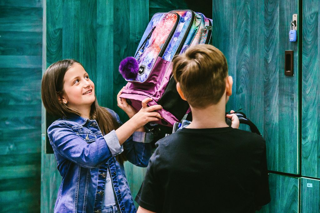 Baagl Schulrucksack für Mädchen mit Laptopfach und Produktbild 9