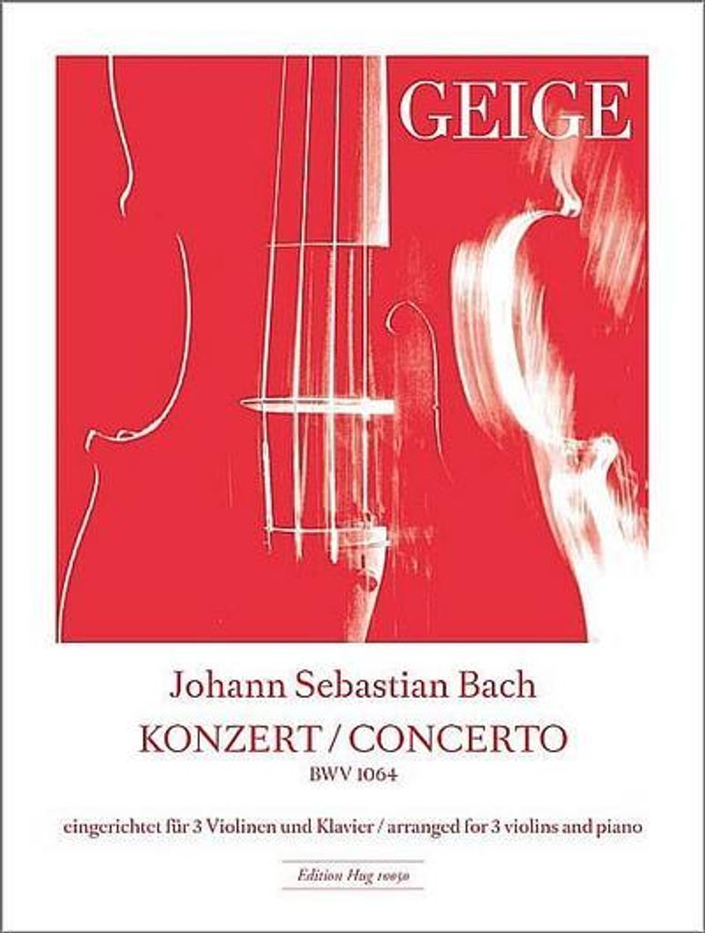 Konzert D-Dur für 3 Violinenund Streicher für