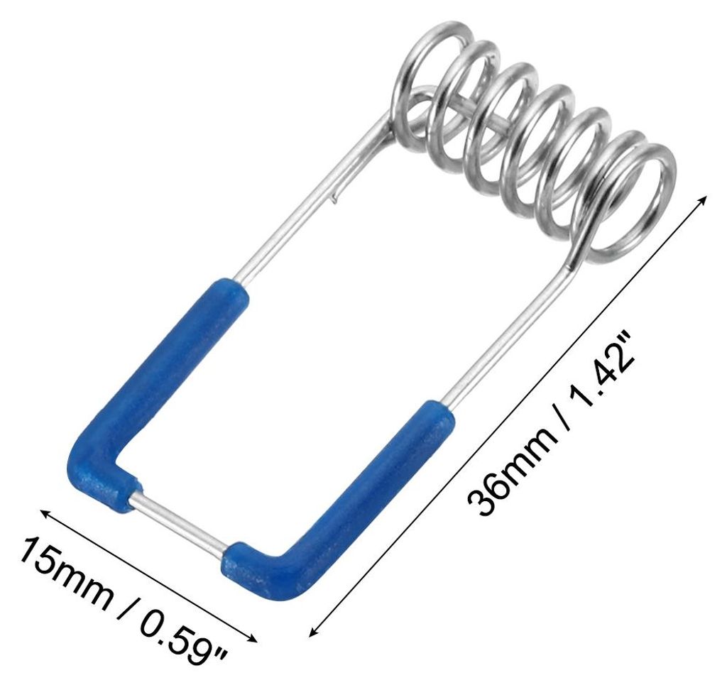 36x15mm Deckenleuchte Federklemmen 24 Pack Emittierende Diode Einbauleuchte Zubeh?r Befestigung Klammern fš¹r Decke Lampe Blau