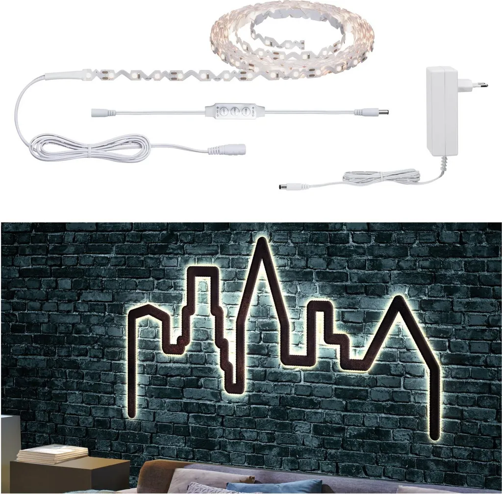 Paulmann FlexLED 3D Set de base 5m blanc chaud - Ruban LED flexible
