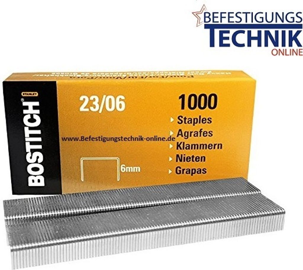 Bostitch 23-08-1M Heftklammern für HD-3D PHD-60 B310HDS KL-23