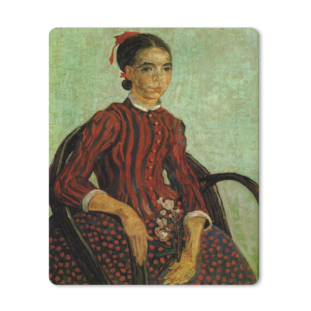 MuchoWow® Mauspad Mousepad La Mousmé - Vincent van Gogh Produktbild 