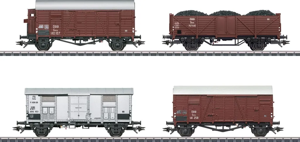 Extension Réseau H0 : Coffret de Wagons Märklin 46564 pour BR 52