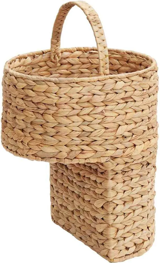 Organisateur d'escalier naturel pour ranger la maison 28 x 26 x 47 cm