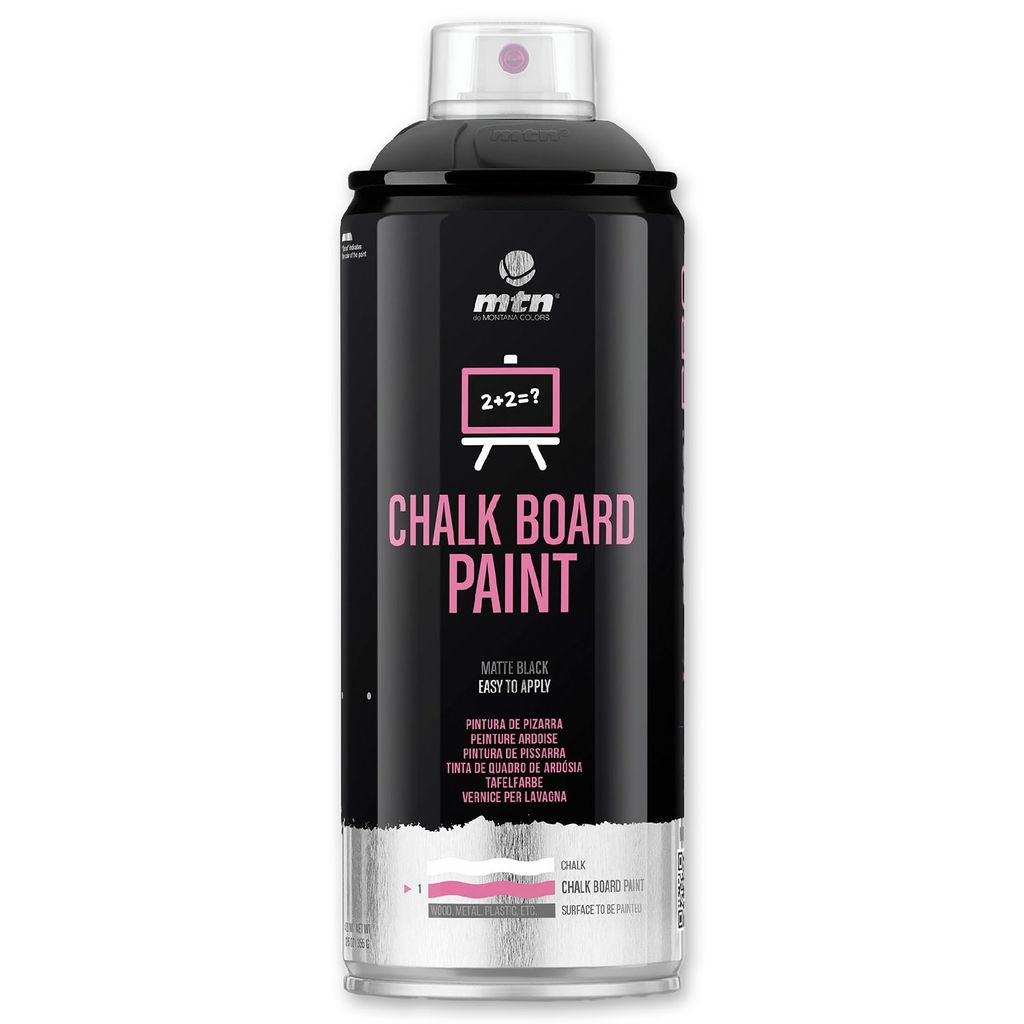 Kreidetafel Lack Spray | Schwarz | beschreibbare Produktbild 