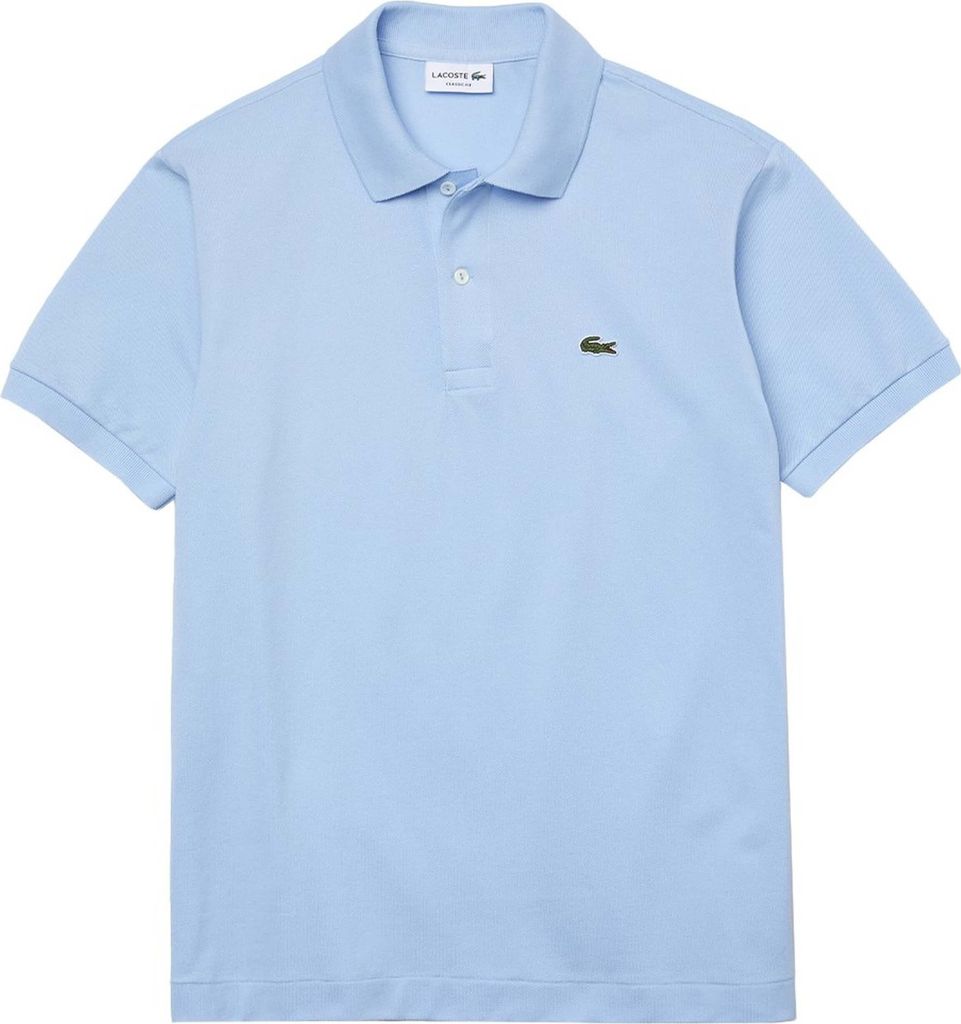 LACOSTE L1212 Tričko s krátkym rukávom a žebrovaným Obrázok produktu 