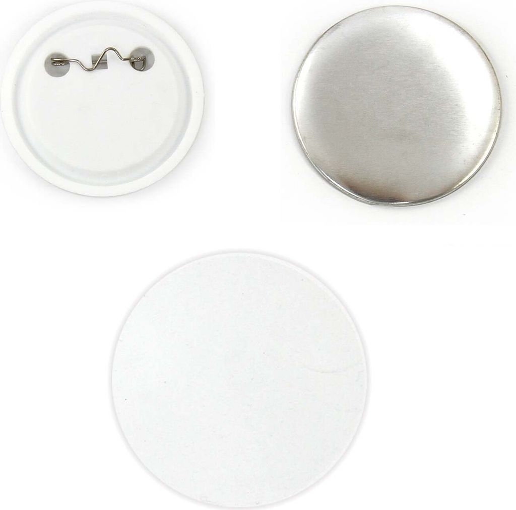 37mm Buttons Buttonrohlinge Anstecker Buttons bedrucken 100 Stück