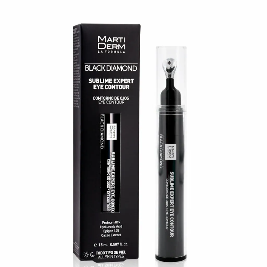 Soin Regard Défatigant MartiDerm Black Diamond 15ml - Éclat et Fermeté