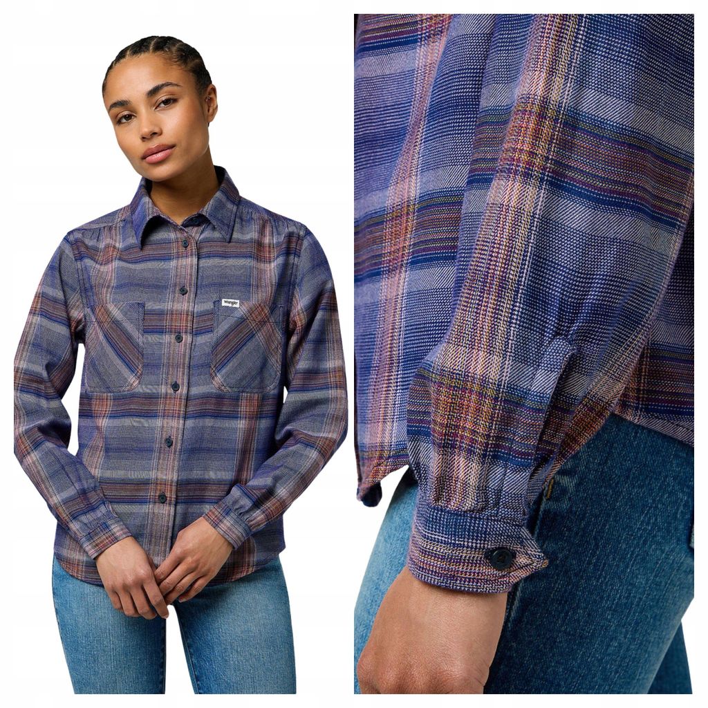 Wrangler | Camicia western da donna, multicolore, stile Immagine del prodotto 