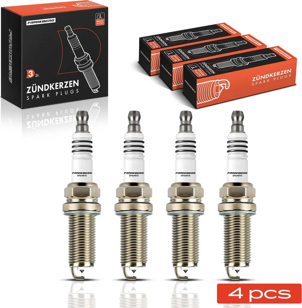 Kit 4x Candele Accensione Frankberg Iridium per Subaru Forester Volvo