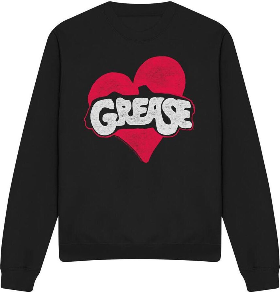 Grease - Sweatshirt für Herren/Damen Uni TV13061 (S) (Schwarz)