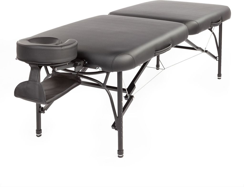 Massageliege »Voyager Light«, mit schwarzem Gestell schwarz Produktbild 