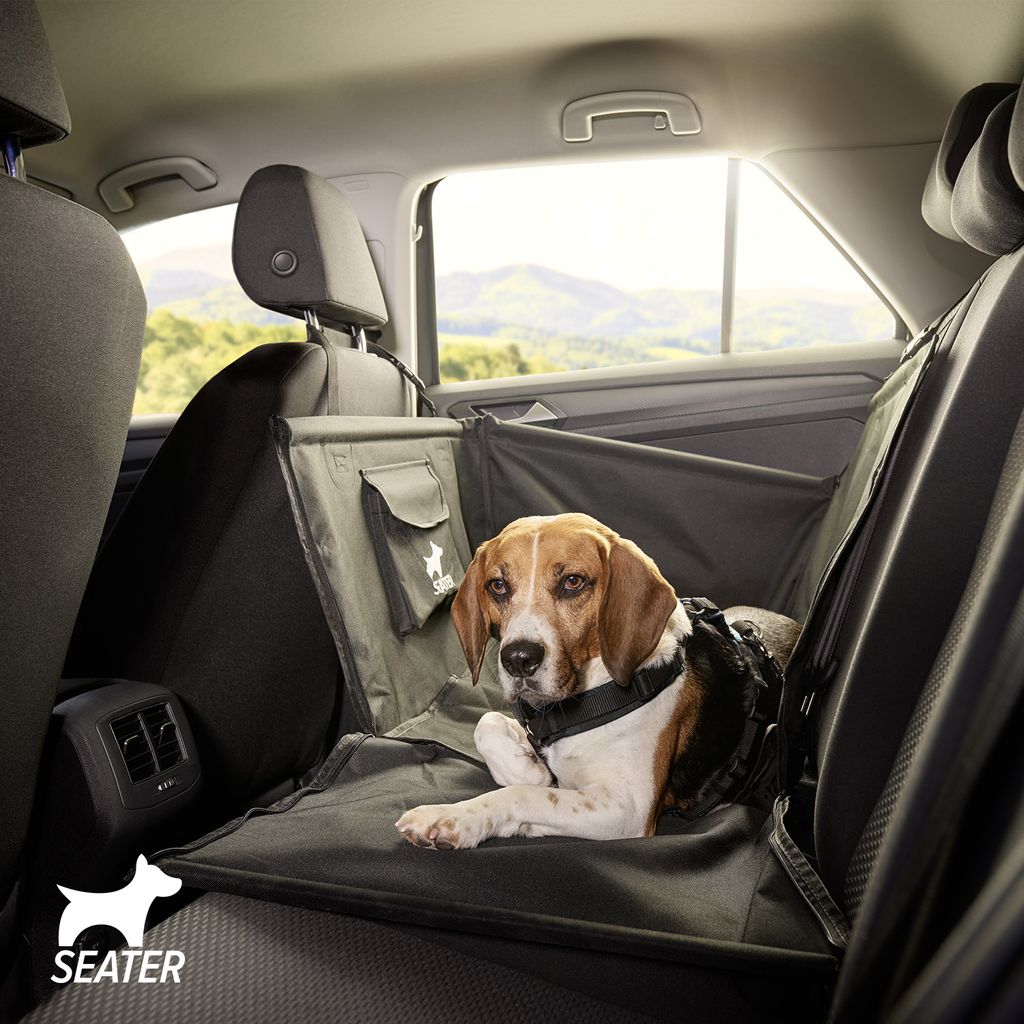 Hunde Autositz für kleine Hunde inkl Gurt Auto Hundesitz wasserfest stabil  für Rückbank und Vordersitz Hundeautositz, Hund Beifahrersitz, Autositz für  Hunde : : Haustier