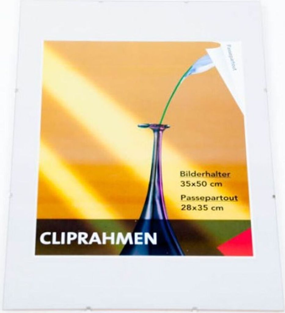 Rahmenloser Cliprahmen 35x50 cm Bilderrahmen Fotorahmen Bilderhalter Wanddeko