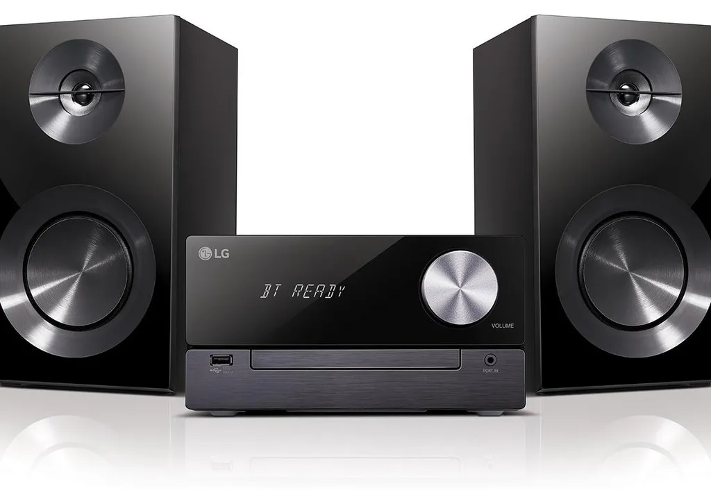 Microchaîne hi-fi LG CM2460 avec lecteur CD et port USB noir