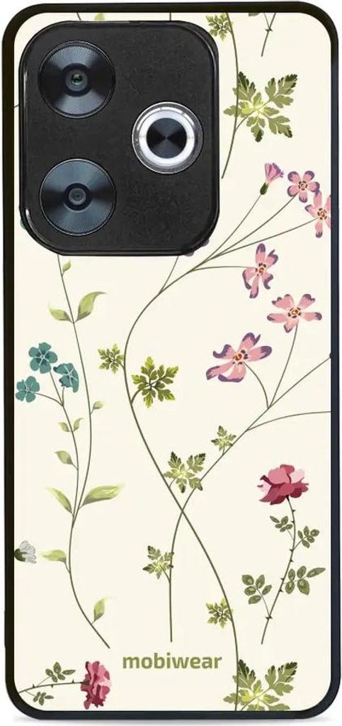 Handyhülle für Xiaomi Poco F6, Mobiwear Glossy Case, Idyllische Blüte