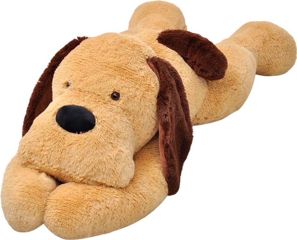 Doudou "Kuhfelde" en polyester de couleur brune. Dimensions Image du produit 