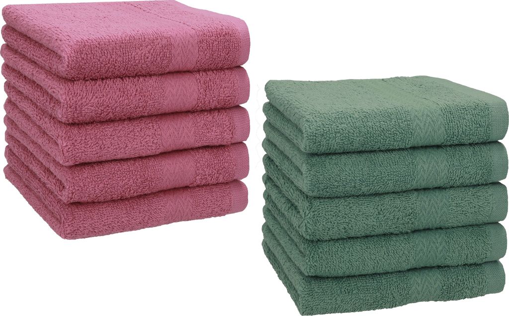 Betz 10 Stück Seiftücher 30x30 cm PREMIUM 100% Baumwolle  Produktbild 