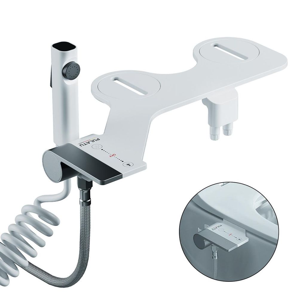 3-in-1-Bidet-Aufsatz mit Handbrause für Toilette, Produktbild 