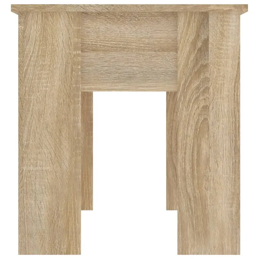 Table basse salon chêne sonoma 101 cm pour apéritifs et décoration - 7