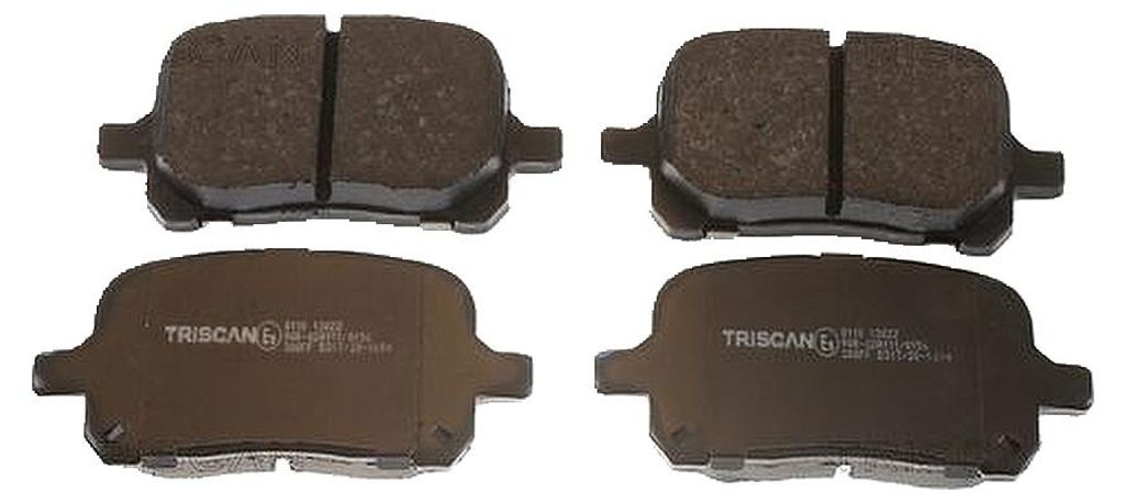 Bremsbelagsatz Scheiben 17 mm TRISCAN IAM-Expertise für u.a. TOYOTA CAMRY
