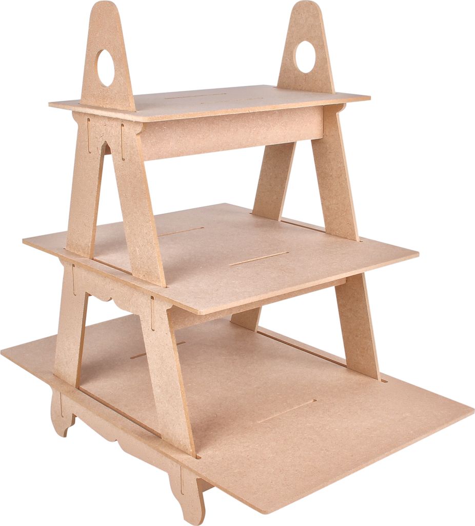 Pronty Crafts Deko Pflanzentreppe 25.5x42x42 cm Blumenregal Produktbild 