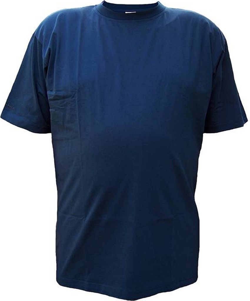 Übergrößen Tolles Basic T-Shirt RAMMBOCK Navy mit Stickerei 7XL