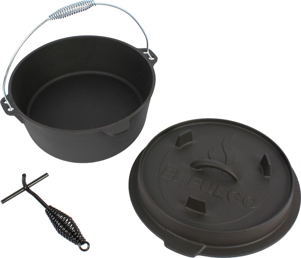 EL Fuego Dutch Oven 7,2 L, Deckel 1,8 L, AY4631 Produktbild 6