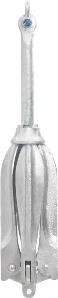 Ancre de bateau pliante 10 kg fonte galvanisée à chaud anticorrosion