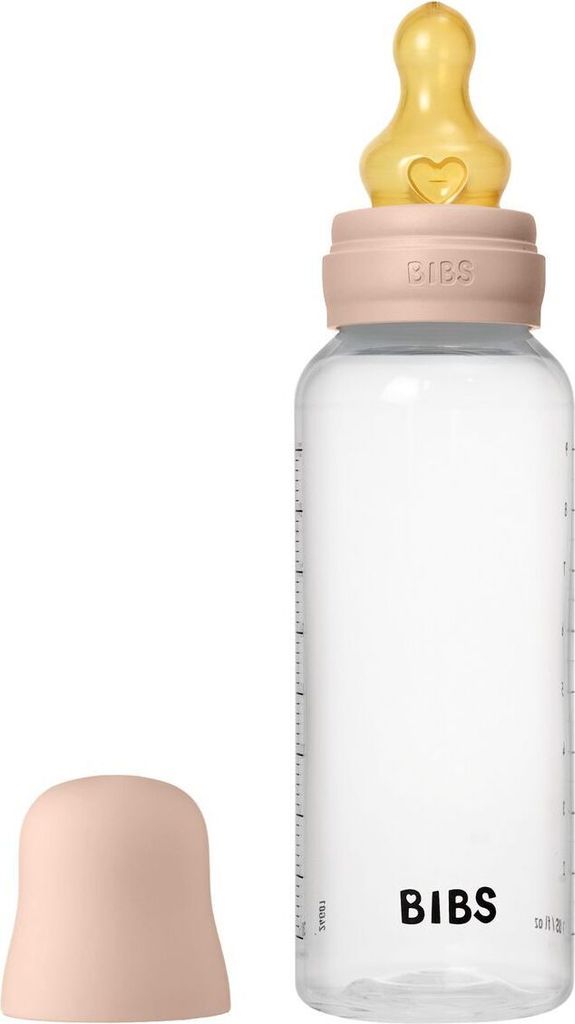 Bibs PP-Flasche Baby Bottle Round 270 ml + Latex