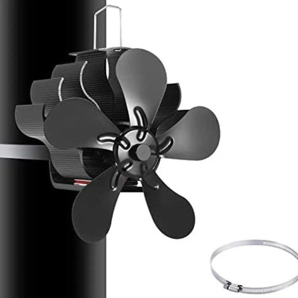 Ventilateur poêle à bois encastrable haute température en acier inox