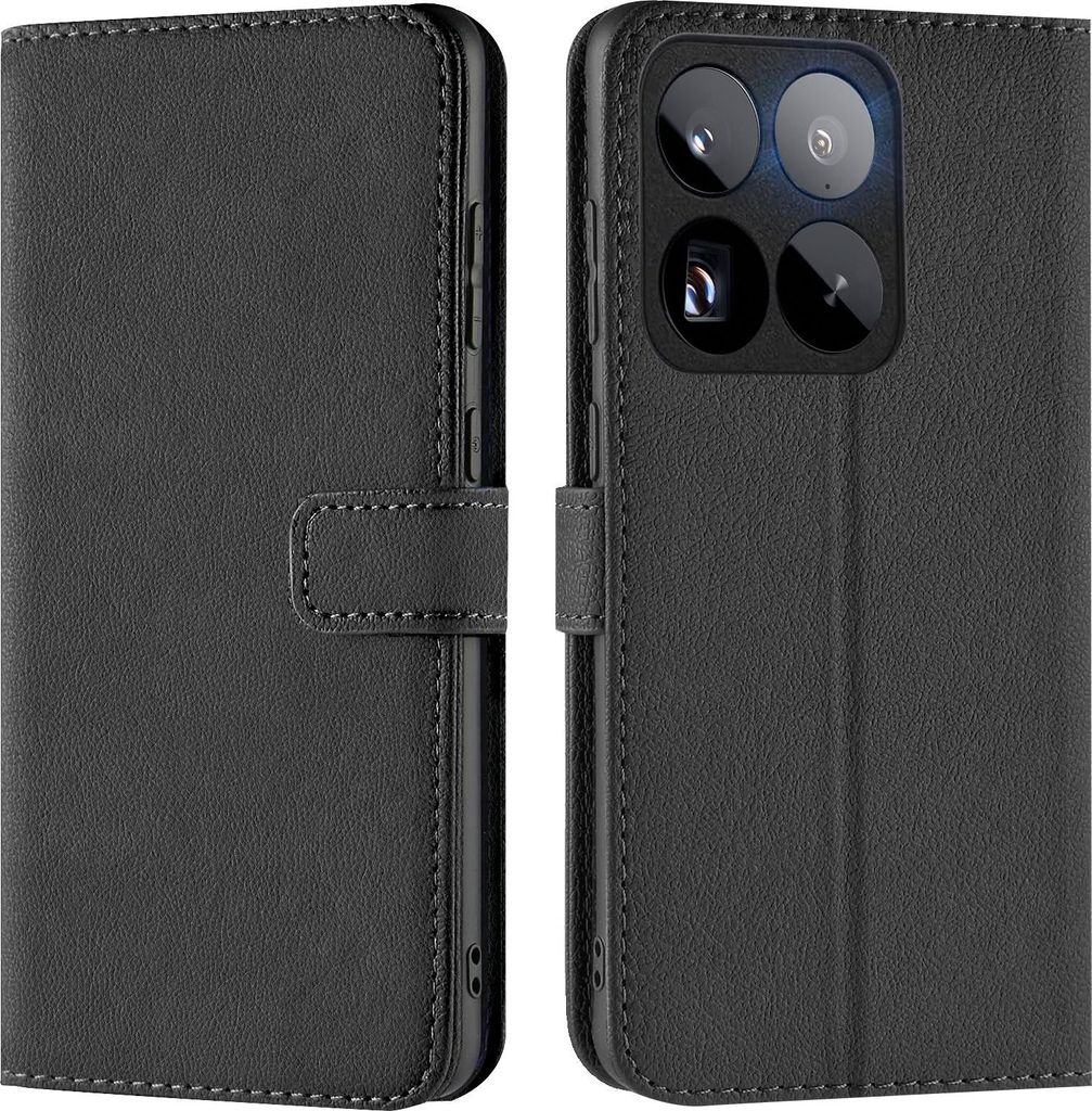Book Case für Xiaomi 15 Hülle Flip Cover Handy Tasche Schutz Hülle Etui