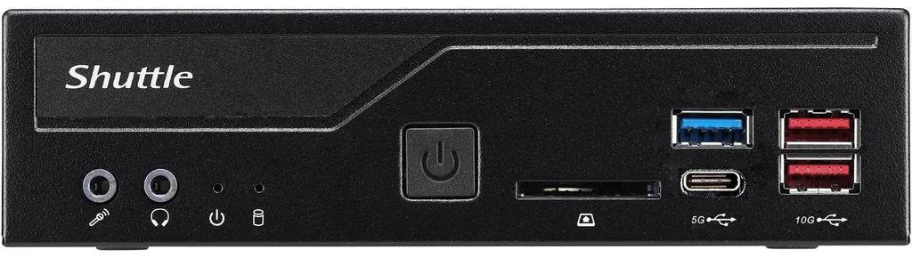 Station de Travail Slim Shuttle DH610 Intel DDR4 pour Multitâche