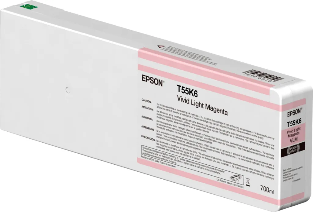 Cartouche Epson T55K6 700 ml Vivid Light Magenta : évitez les bouchages