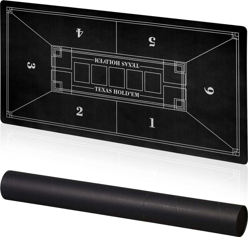 relaxdays Pokermatte 120 x 60 cm