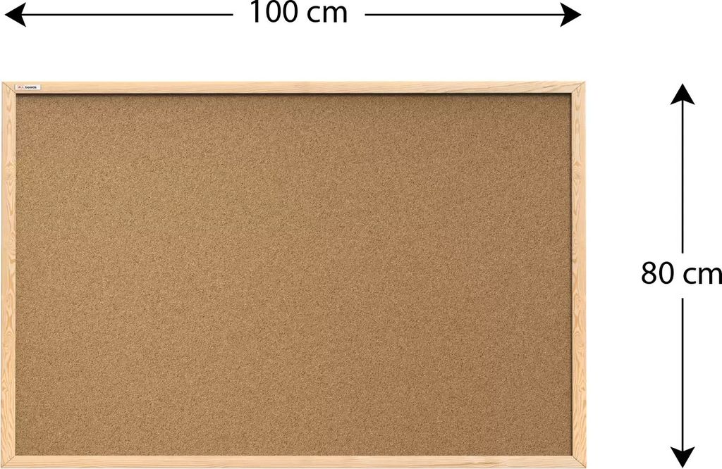 U Brands Pinnwand Aus Leinen Im Farmhouse-Look – 76,2 X 50,8 Cm Mit Weißem Holzrahmen & Inkl. Reißzwecken | Büro, Homeoffice, Deko