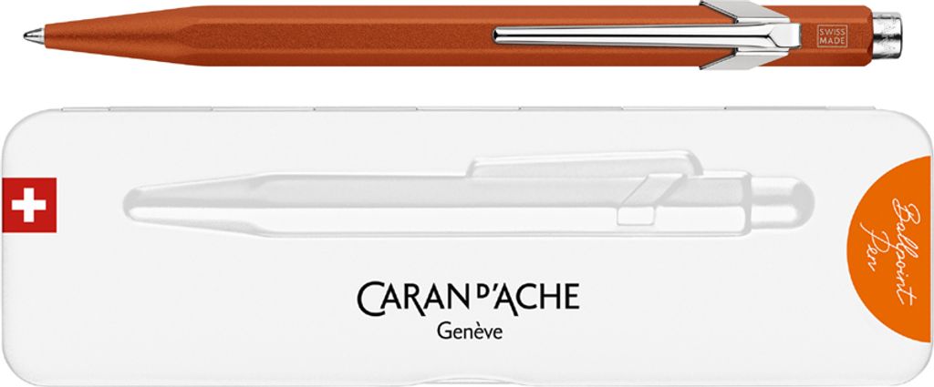 CARAN D'ACHE Druckkugelschreiber 849 Colormat-X orange Produktbild 