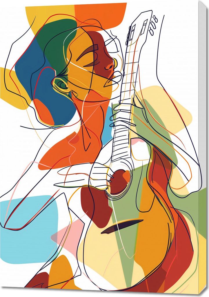 Bild 70x100cm Innere Muse