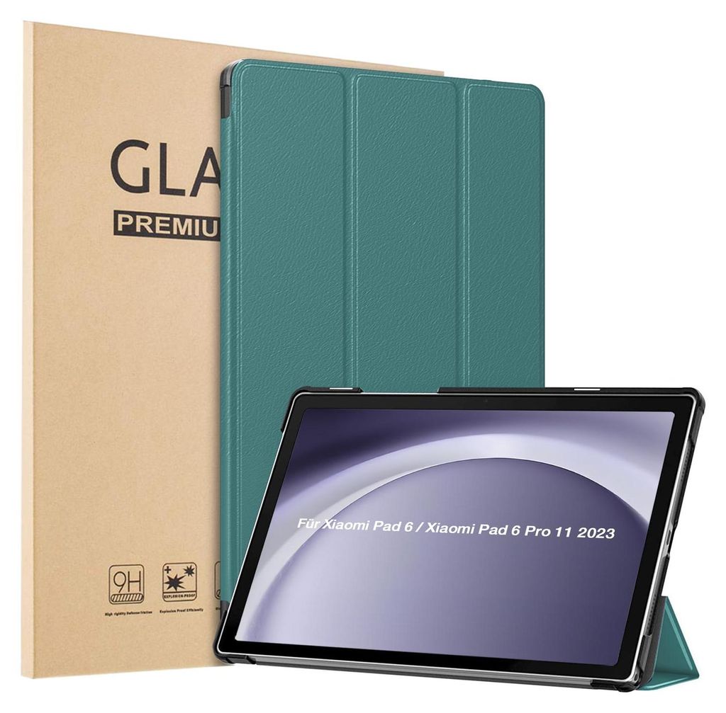 Schutzhülle + 2x 9H Display Glas für Xiaomi Pad 6 / 6 Pro Produktbild 