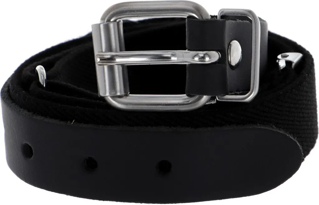 Vanzetti cintura 20mm Stretch-Strapbelt W65 Black nero