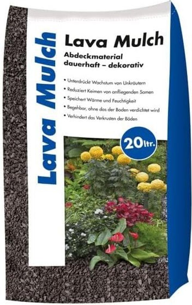 Hamann Mercatus Lavamulch anthrazit 2-8 mm 20 L