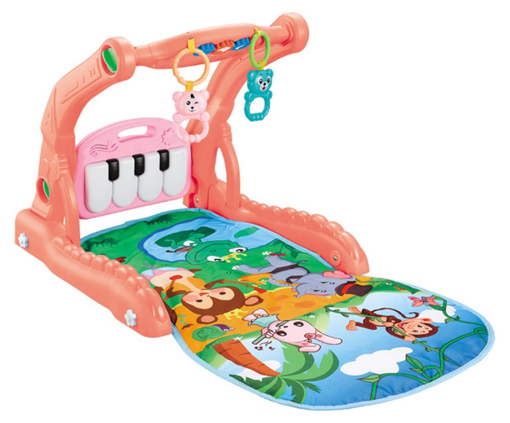 Buxibo 2in1 Baby Gym/Baby Walker - Tapis de jeu piano pour Image du produit 