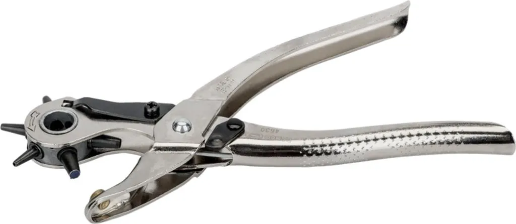 Pince perforatrice revolver multicolore pour cuir et loisirs créatifs
