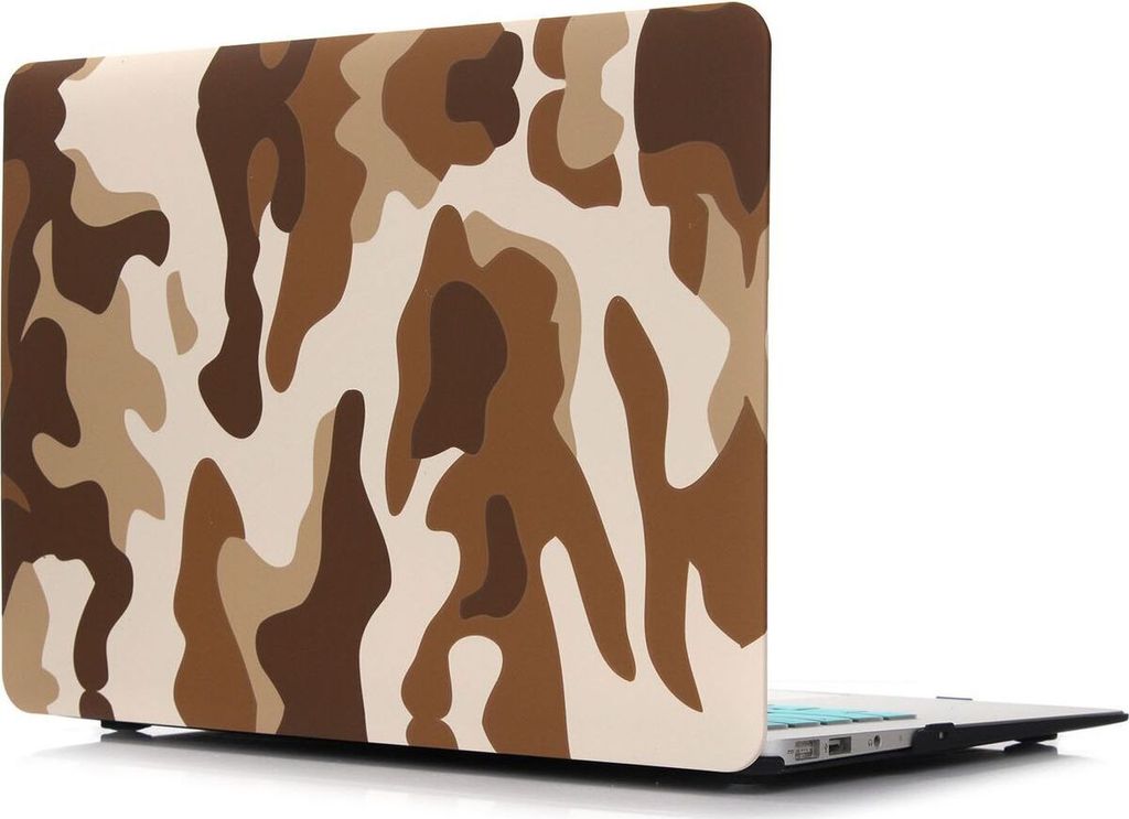 Mobigear Design MacBook Air 13 Zoll (2010-2019) Hardcase Hülle MacBook Case - Desert Camauflage - Model A1369 / A1466