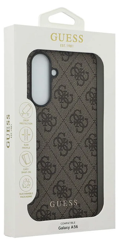 Offerta Custodia Guess Originale Samsung A56 - 4G Logo Oro Marrone - 11