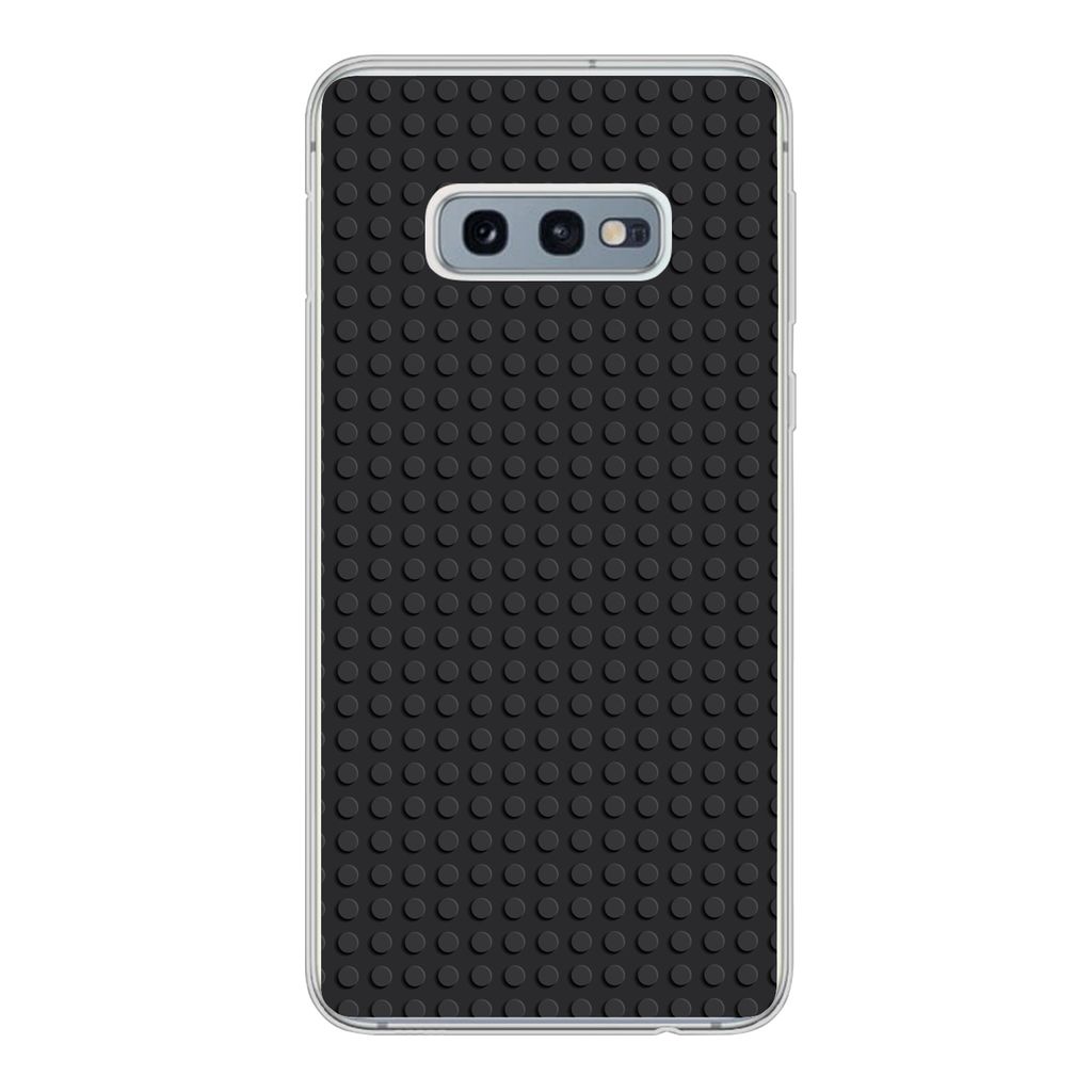 MuchoWow Handyhülle Schutzhülle Hülle für Samsung Galaxy S10e Bild - Schwarz Silikon Softcase Handy Hülle - Handy