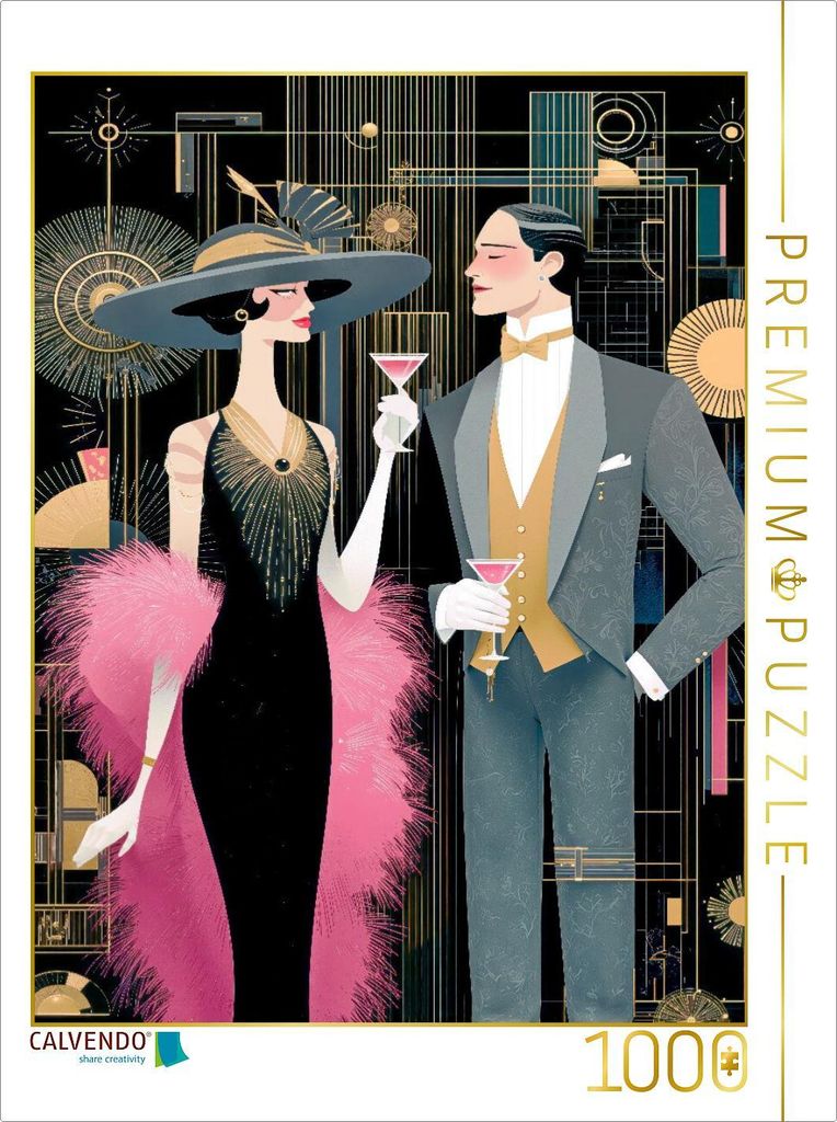 CALVENDO Puzzle Glamourös und elegant | 1000 Teile Lege-Größe 64x48cm Foto-Puzzle für glückliche Stunden