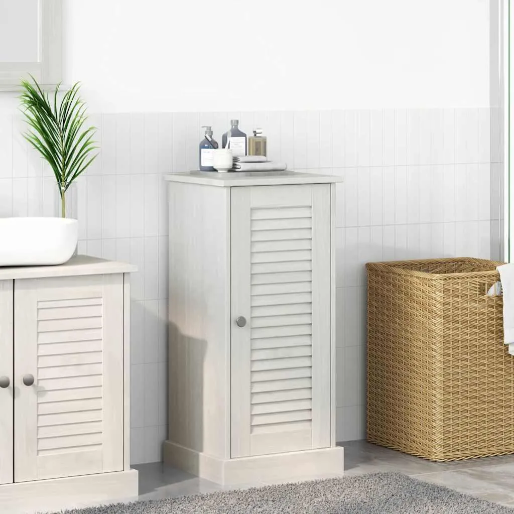 Mobile Bagno VIGO Maison Exclusive Bianco Antico - Legno Massello 80cm