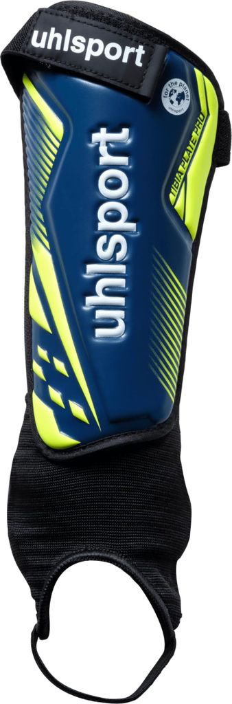 Uhlsport Tibia Plate Pro Schienbeinschoner Herren marine fluo gelb Gr S